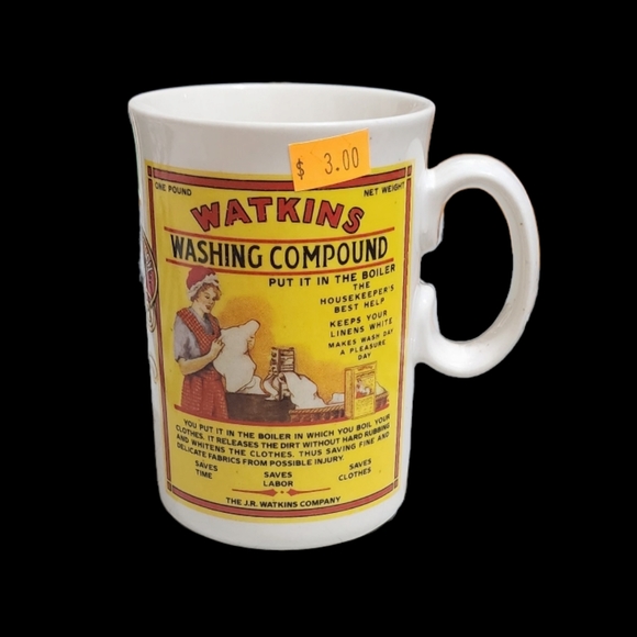 Vintage Watkins washing compound advertising mug 1992 - Picture 2 of 5